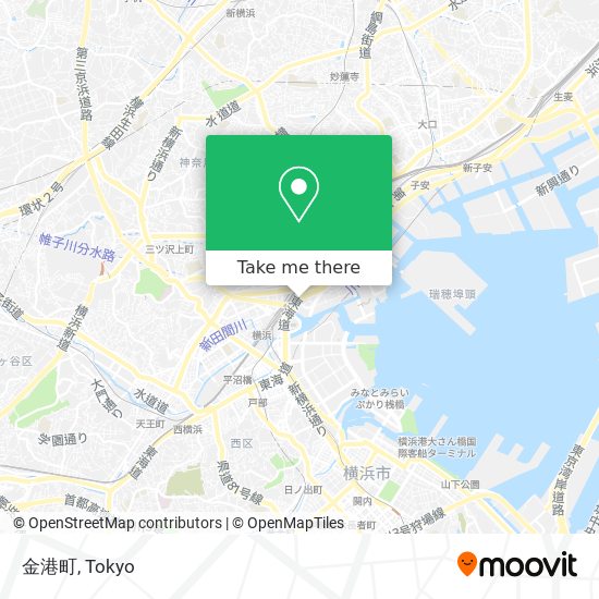 金港町 map