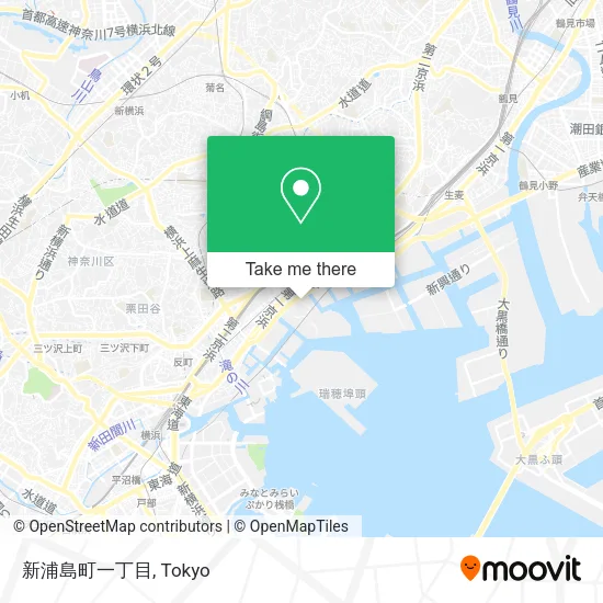 新浦島町一丁目 map