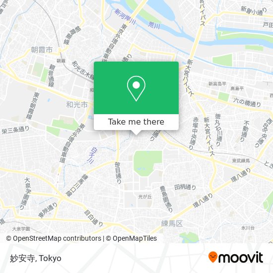 妙安寺 map