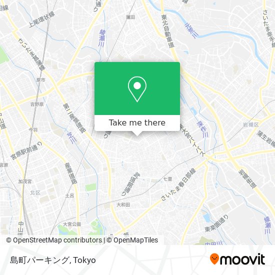 島町パーキング map