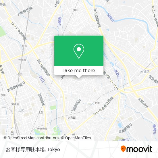 お客様専用駐車場 map