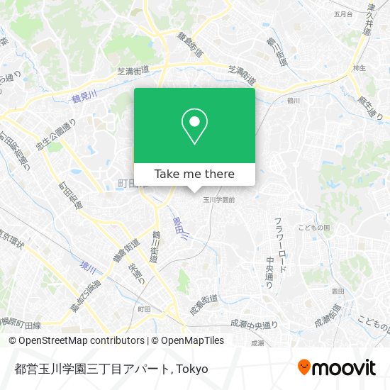 都営玉川学園三丁目アパート map
