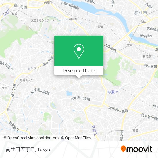 南生田五丁目 map