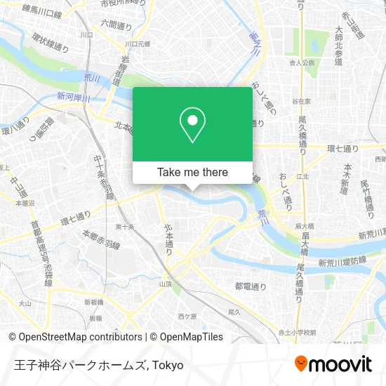 王子神谷パークホームズ map