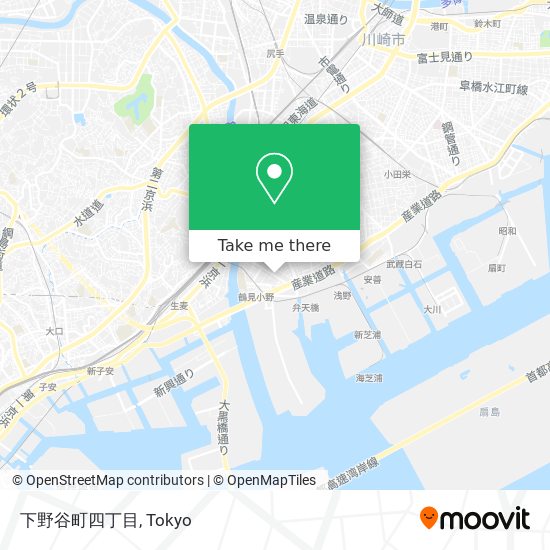 下野谷町四丁目 map