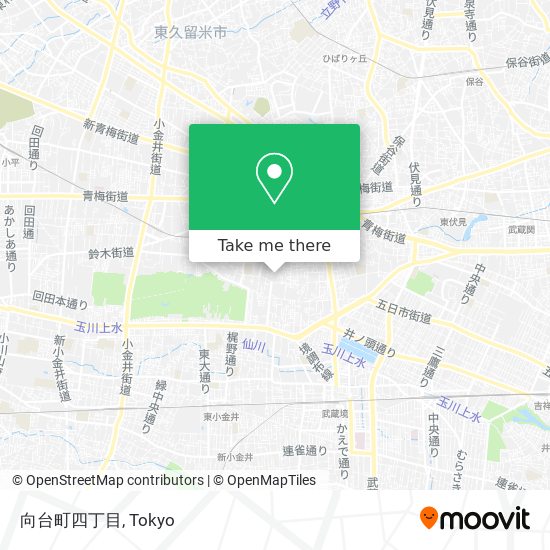 向台町四丁目 map