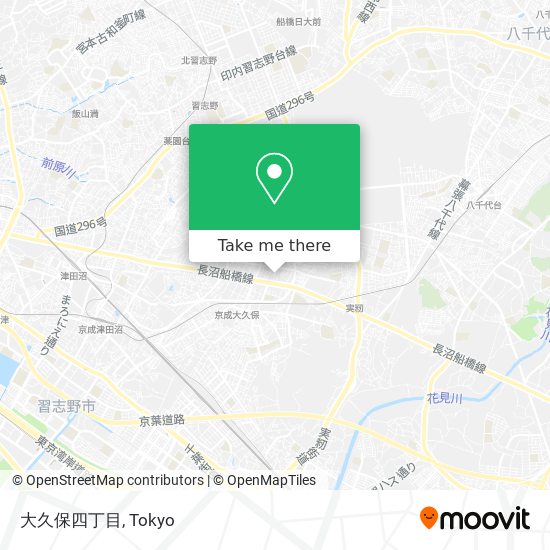 大久保四丁目 map