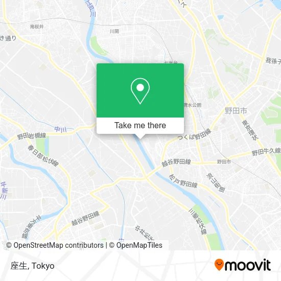 座生 map