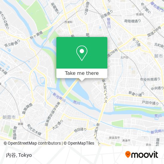 内谷 map