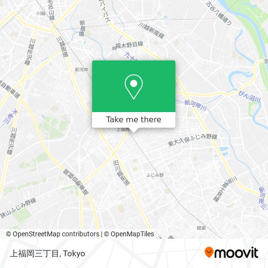 上福岡三丁目 map