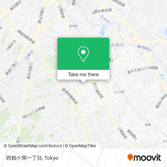 西鶴ケ岡一丁目 map