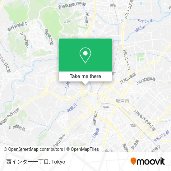 西インター一丁目 map