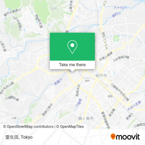 粟生田 map