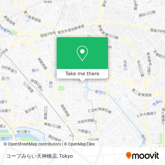 コープみらい天神橋店 map