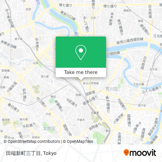 田端新町三丁目 map