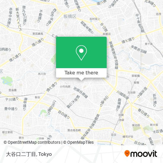 大谷口二丁目 map