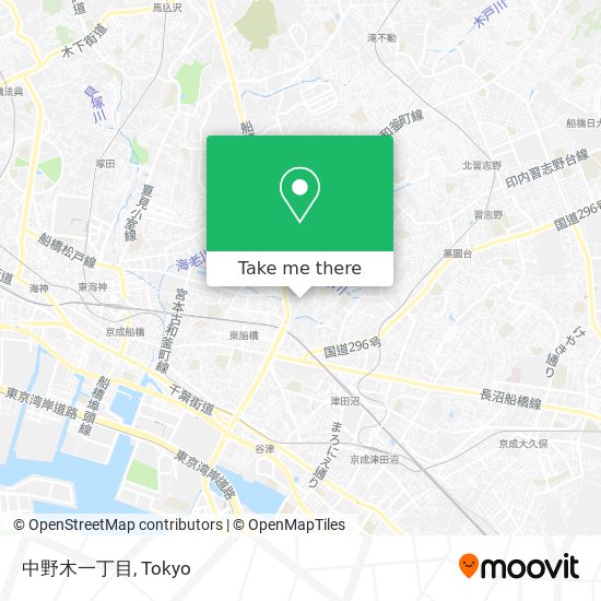 中野木一丁目 map