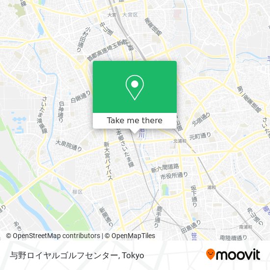 与野ロイヤルゴルフセンター map