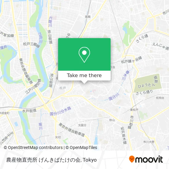 農産物直売所 げんきばたけの会 map