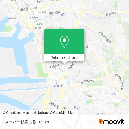 Super Public Bath Shirahata map