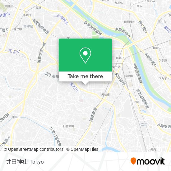 井田神社 map