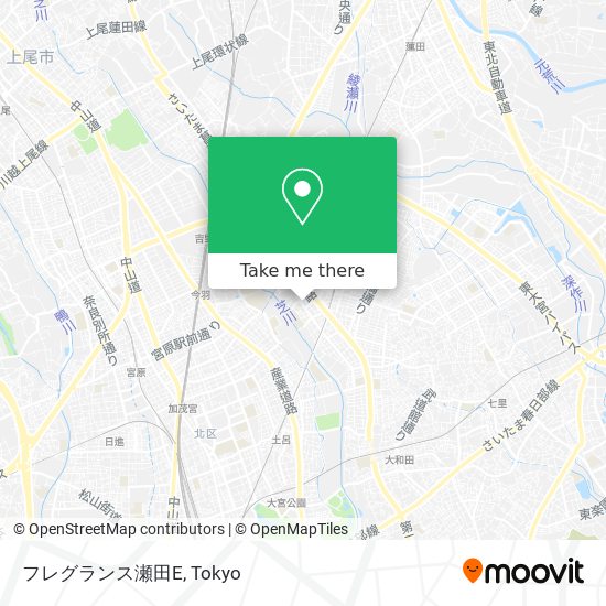 フレグランス瀬田E map
