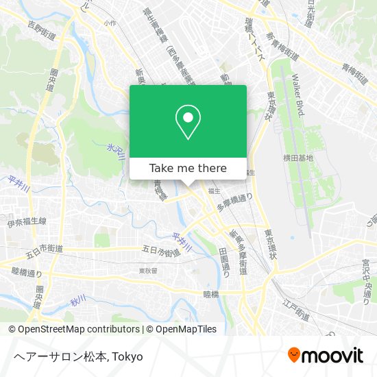 ヘアーサロン松本 map