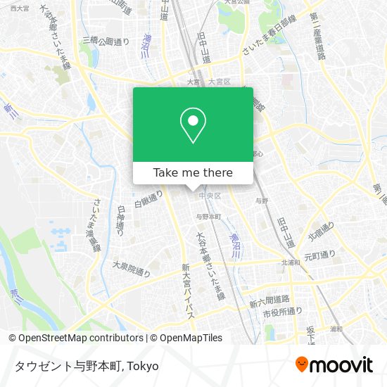 タウゼント与野本町 map