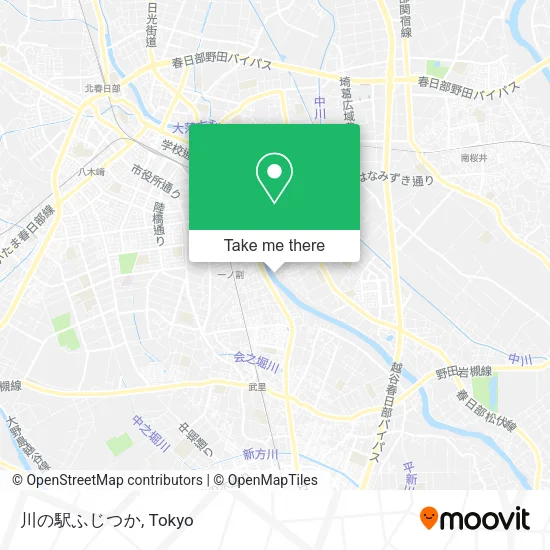 川の駅ふじつか map