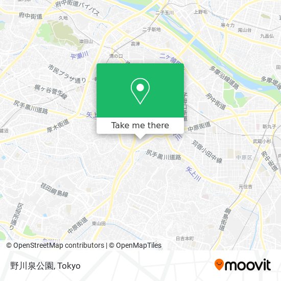 野川泉公園 map