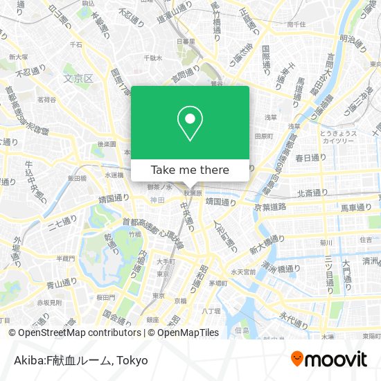 Akiba:F献血ルーム map