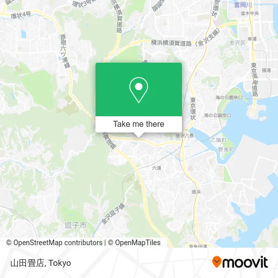 Yamada Tatami Shop map