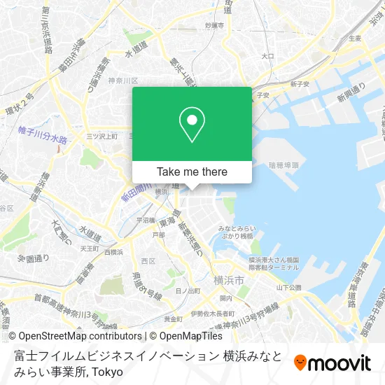 富士フイルムビジネスイノベーション 横浜みなとみらい事業所 map