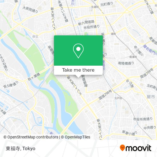 東福寺 map