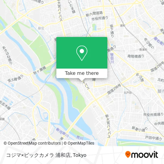 コジマ×ビックカメラ 浦和店 map
