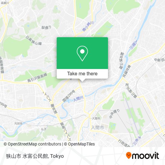 狭山市 水富公民館 map