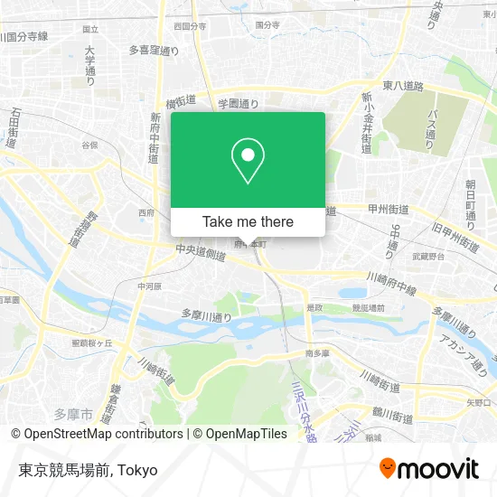 東京競馬場前 map