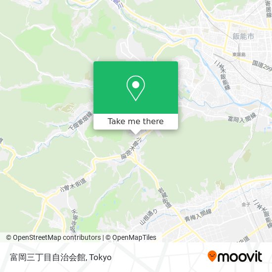 富岡三丁目自治会館 map