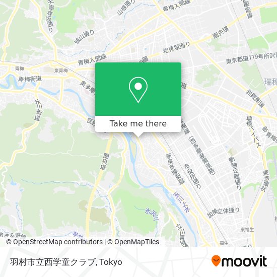 羽村市立西学童クラブ map