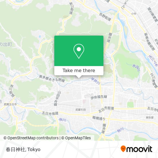 春日神社 map