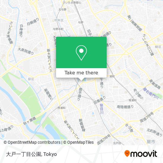 大戸一丁目公園 map