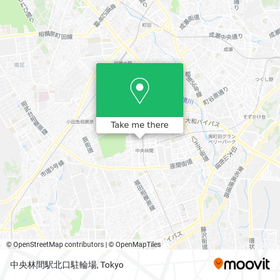 中央林間駅北口駐輪場 map
