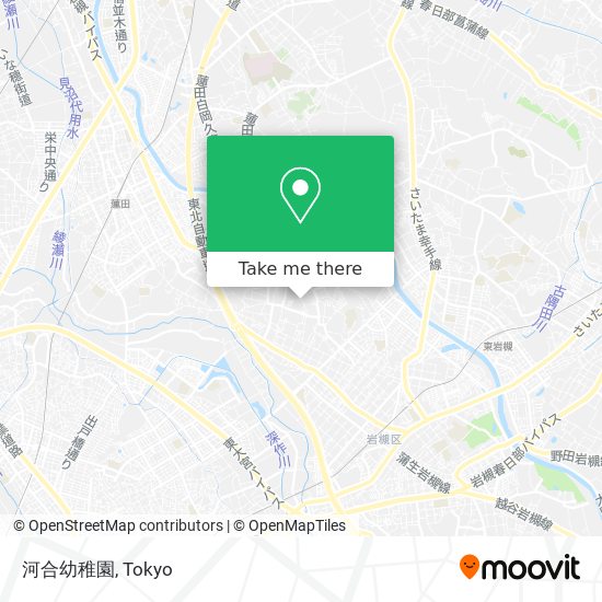 河合幼稚園 map