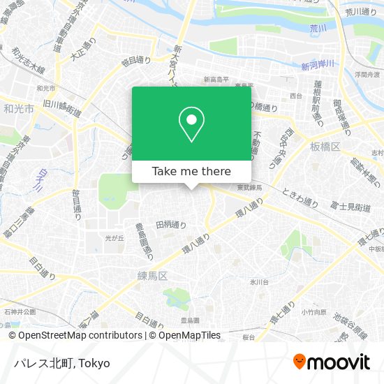 パレス北町 map