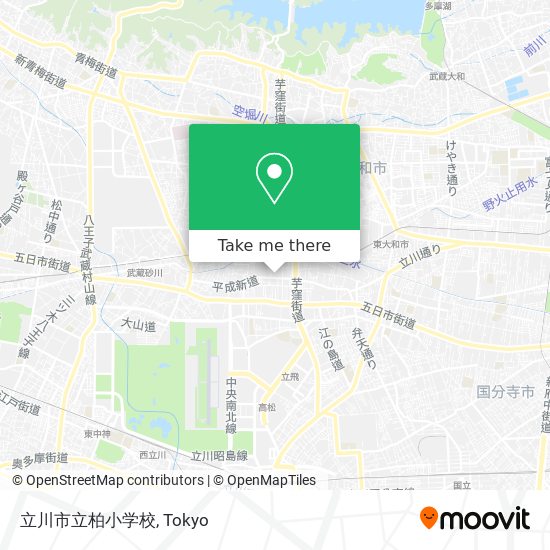 立川市立柏小学校 map