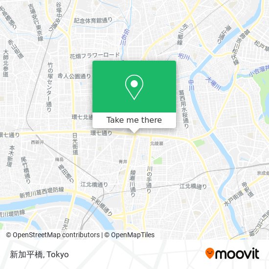 新加平橋 map