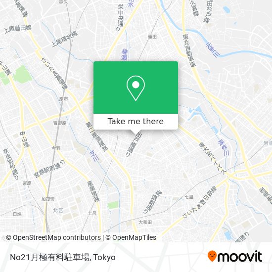 No21月極有料駐車場 map