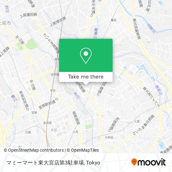 マミーマート東大宮店第3駐車場 map