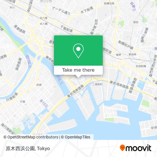 原木西浜公園 map