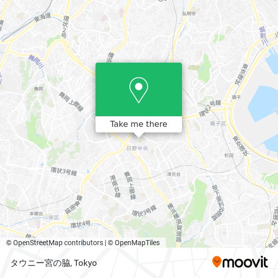 タウニー宮の脇 map